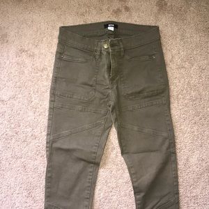 Army green jeans from urban outfitters